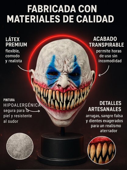 Mascara Payaso Hiperrealista - Edición Limitada + 🎁 1 mes Disney Plus